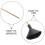 Golden Plastic Copper Underground Water Leak Detection Rod Tool 4