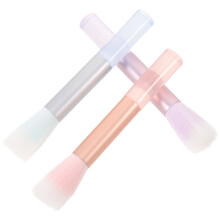 3Pcs Soft Acrylic Nail Dust Brushes for Nail Art Cleanup Blush Makeup