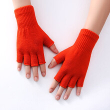 Vinterfingerløse handsker – blød polyester – én størrelse
