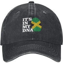 Jamaicaanse vlag baseballpet, unisex, verstelbare katoenen pet