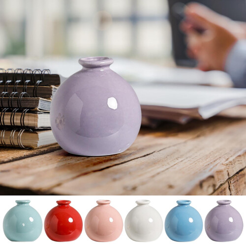 Keramikvase – Kleines blaues Tischgesteck, modern