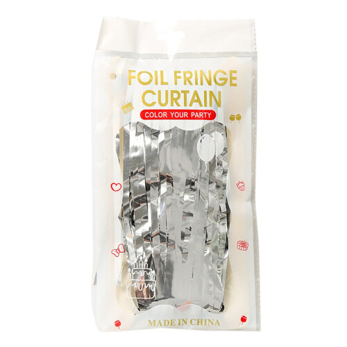 Fond à franges irisées 1 x 3 m