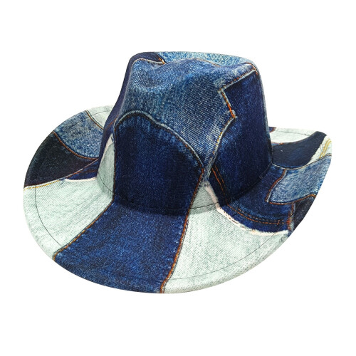 Cappello da cowboy western per uomo e donna – Tesa larga,