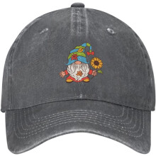Baseballpet van verwassen denim – Verstelbare unisex pet