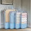 Set di 4 cubi per la compressione dei bagagli da viaggio, colore azzurro cielo. 1
