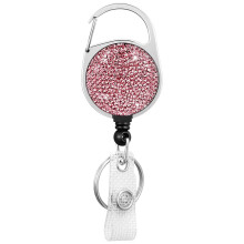 Porte-badge rétractable en strass pour extérieur 25,59