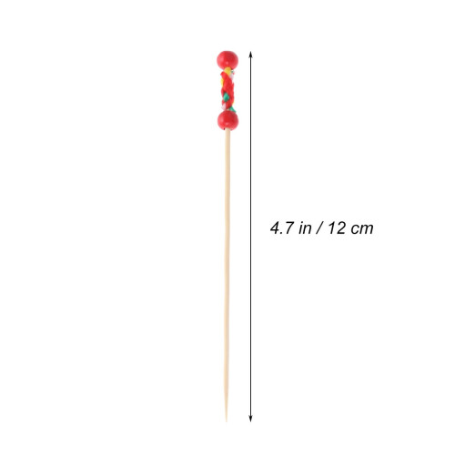 Træcocktailpinde 12 cm 100 stk. 1