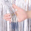 Glitzerfolien-Hintergrundvorhang 1x3m 4