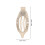 Set van 4 acryl haarclips voor dames 2