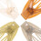 Set van 4 acryl haarclips voor dames 4