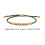 Pulsera "Dios tiene el control" de acero inoxidable ajustable 2