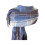 Oversized geruite damessjaal met franjes. 2