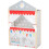 Puppet Theater - ROBA - Solid Wood Frame - Gray / Red - Clock with Hands 1