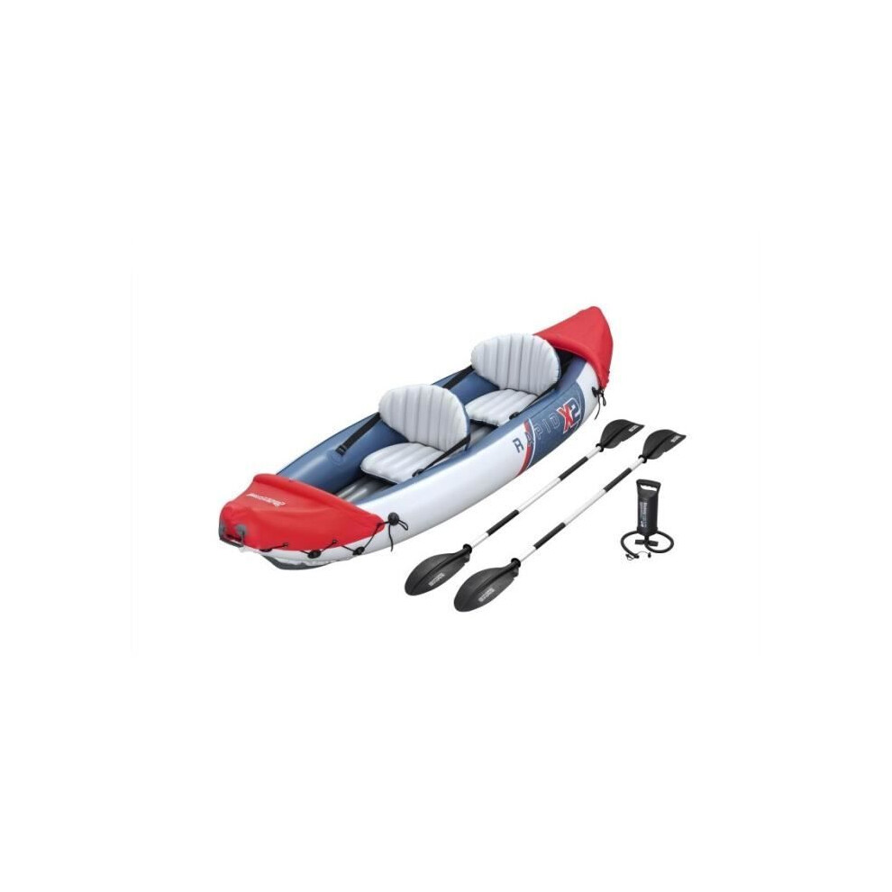Bestway Hydro Force Rapid X2 2 Person Inflatable Kayak Set Aluminium Paddles 3.21m - Image 2