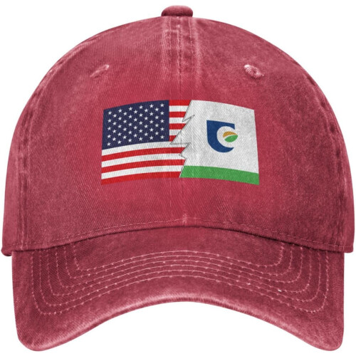 Baseballkappe mit Union County NC-Flagge – Verstellbare Baumwollkappe 1
