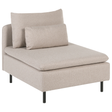 1-Seat Section EGERIS Fabric Beige