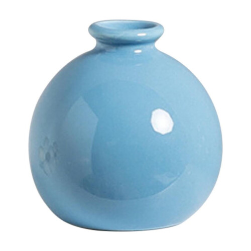 Keramikvase – Kleines blaues Tischgesteck, modern 2