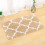 Khaki Non-Slip Bathroom Mat 60x40cm Microfiber 4