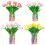 Easter Vase Filler Set Artificial Eggs and Bunnies 15 Eggs 4