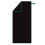 Asciugamano in microfibra nero, 200x90 cm 1