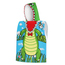 Prosop Poncho pentru copii, design crocodil și unicorn