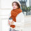 Grobstrickschal für Damen – Warmer Rippstrick-Winterschal 4
