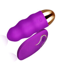 lila wasserdichtes Damen-Massagegerät 85x30mm 12 Modi