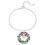 Set di orecchini e bracciale con strass, gioielli in lega per le feste. 1