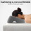 Memory Foam Face-Down Pillow with Hole, 60% Breathable 1