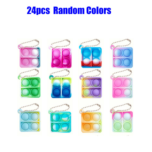 Πακέτο μπρελόκ Mini Pop Fidget – 12, 24 ή 48 τεμάχια