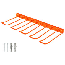 Werkstatt-Lagerregal aus Kohlenstoffstahl und Metall, 4-Orange