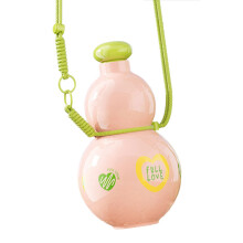 Ergonomische Wasserflasche im Kürbis-Design-Sweetheart-Pulver