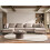 Beliani EGERIS 4 Seater Modular U-Shape Sofa Beige Fabric 2