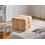 Beliani Pouffe CALIENTE Boucle Beige 2