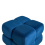 Beliani Pouffe CALIENTE Velvet Navy Blue 3
