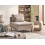 Beliani 1-Seat Section EGERIS Fabric Beige 2