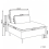 Beliani 1-Seat Section EGERIS Fabric Beige 3