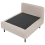 Beliani 1-Seat Section EGERIS Fabric Beige 6