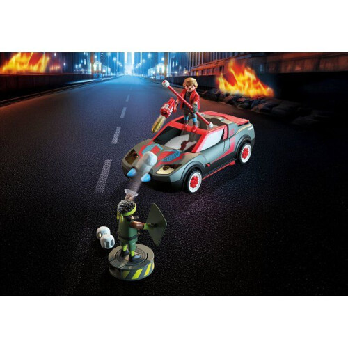 PLAYMOBIL Playmobil Held met Voertuig 1