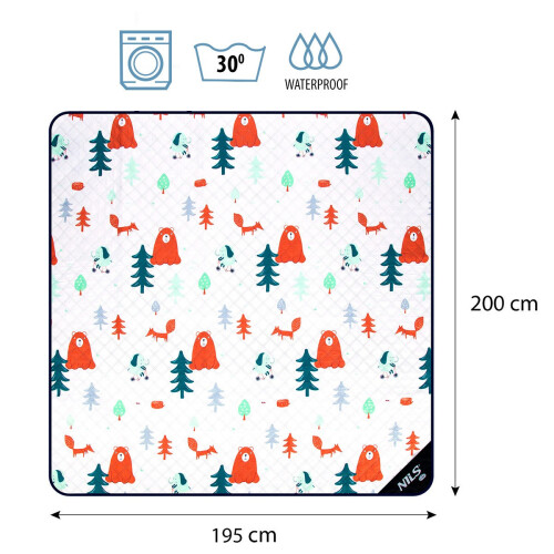 Picnic Blanket, Waterproof, 195x200 cm 2