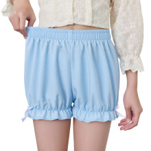 Girls Safety Shorts Lightweight Summer Thin-Sky Blue 110cm