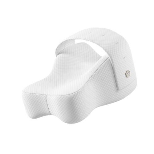 Memory Spume Knee Pillow With Ergonomic Plan For Better-White