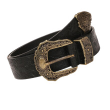 Adjustable Retro Belt Girdle for Family Sharing Feature-Black