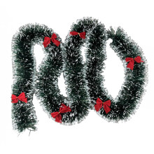 Garland Nollag le Boghaí, 200cm Plaisteach Féile