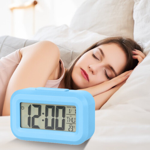 Digitale LED-wekker met 12/24-uurs weergave