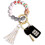 Silikoneperlebesat armbåndsnøglering – 15 mm perler, 3,2" 1