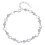 Crystal Heart Charm Bracelet 925 Sterling Silver 1