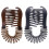 Banaanvormige haarclips van flexibel plastic (2 stuks) 1