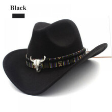 Cowboyhoed van wolvilt voor mannen en vrouwen