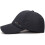 Ventilerende baseballcaps for menn, mørkegrå 1